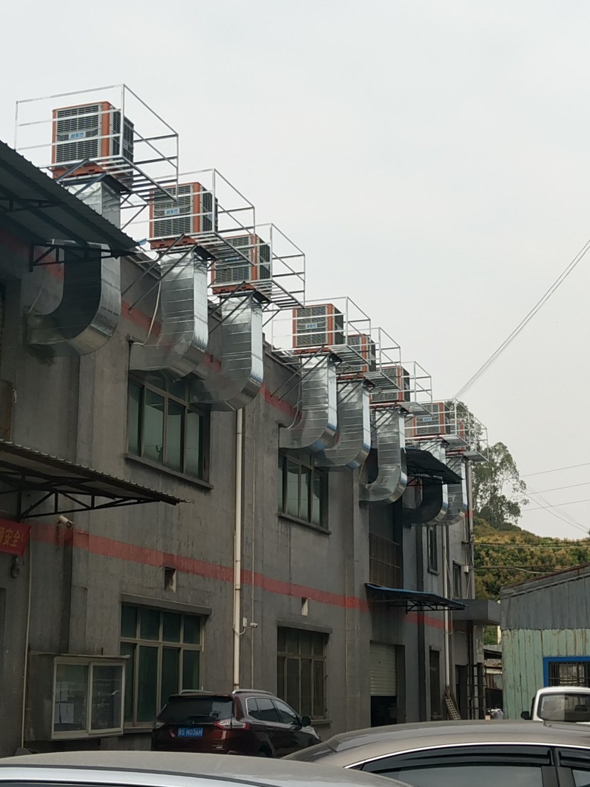 打磨車間環(huán)?？照{(diào)降溫工程